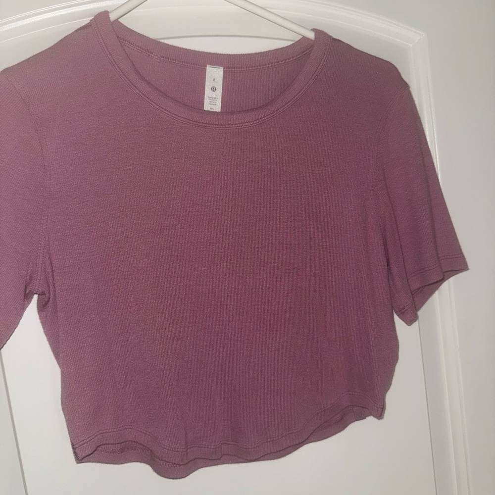 Lululemon Women's Purple Crop Top